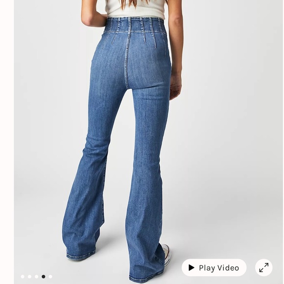 FREE PEOPLE …. We the Free Jayde Flare Jeans‼️ - Picture 2 of 9